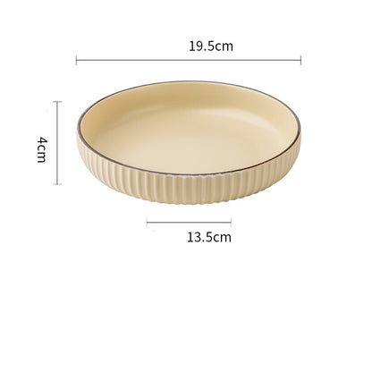 Vintage Keramik-Pfanne-Teller, Salatteller, leicht verdeckt