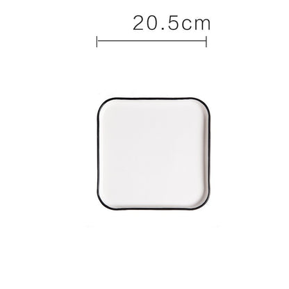 Einfacher Westernteller aus Keramik