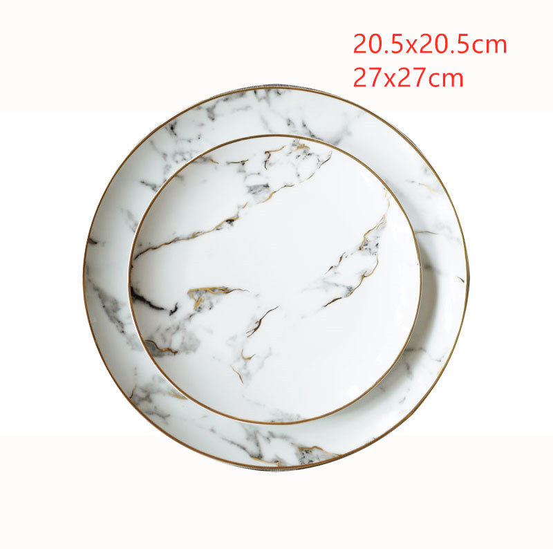 Westlicher Speiseteller