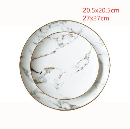 Westlicher Speiseteller