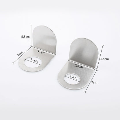 Wall holder for soap bottles in the bathroom