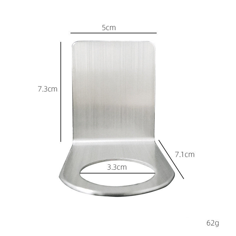 Wall holder for soap bottles in the bathroom