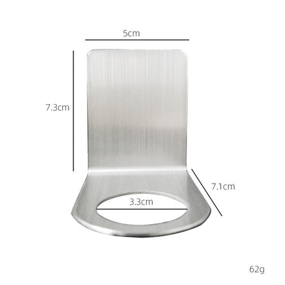 Wall holder for soap bottles in the bathroom