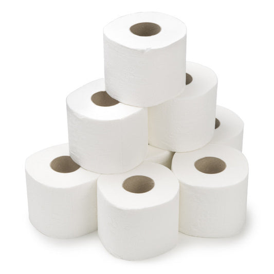 Toiletpapier de Luxe : 3 laags | 9 Pakken x 8 rollen | 250 Vellen per baal
