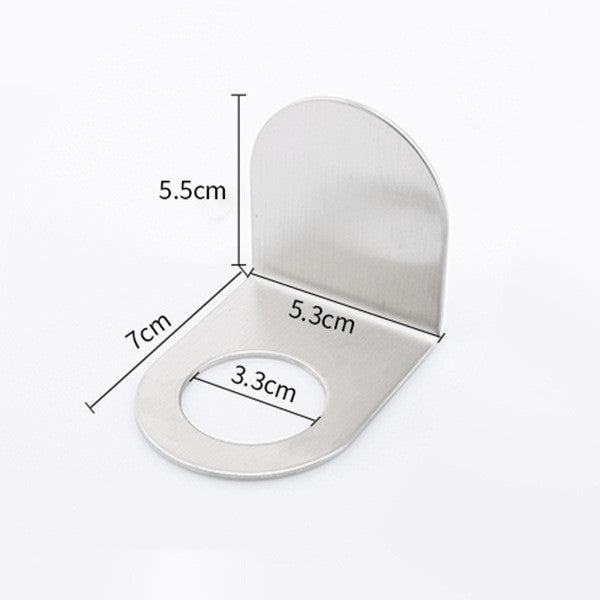 Wall holder for soap bottles in the bathroom