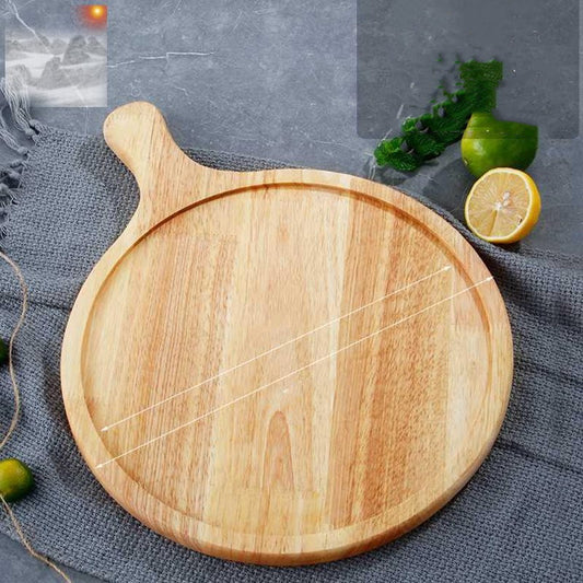 Pizza Sushi Steak Plate Logo Oak Plate