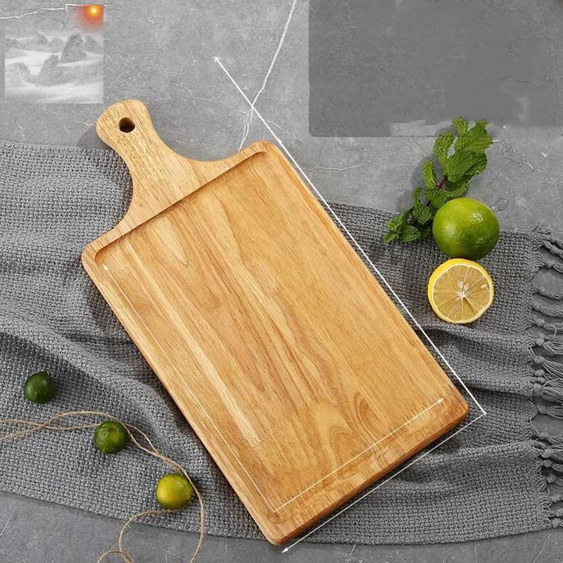 Pizza Sushi Steak Plate Logo Oak Plate