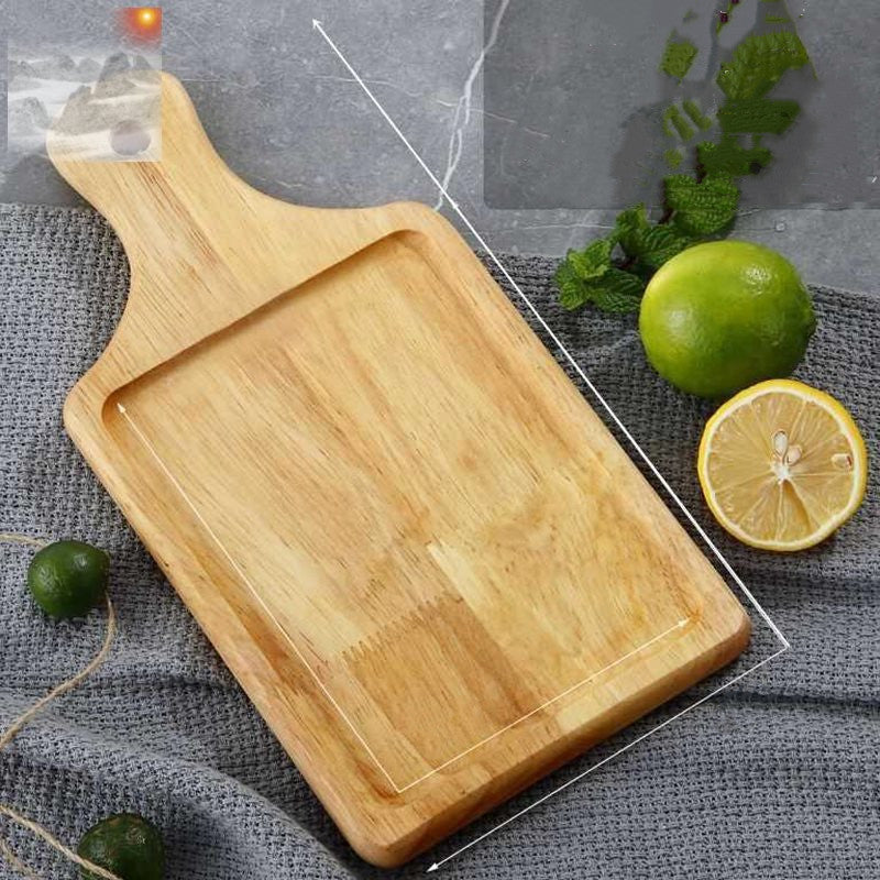 Pizza Sushi Steak Plate Logo Oak Plate