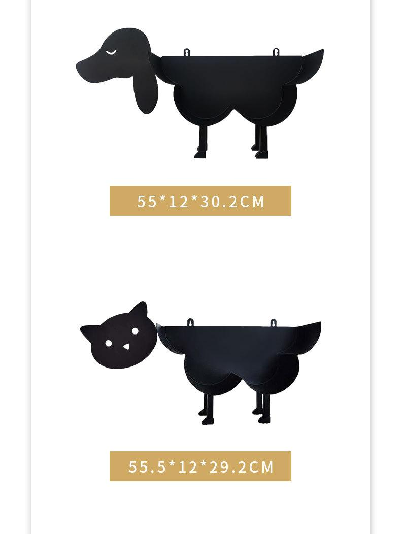 Toilet roll holder with animal motif