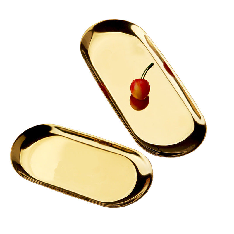 Table jewelry storage plate dessert cake plate tray