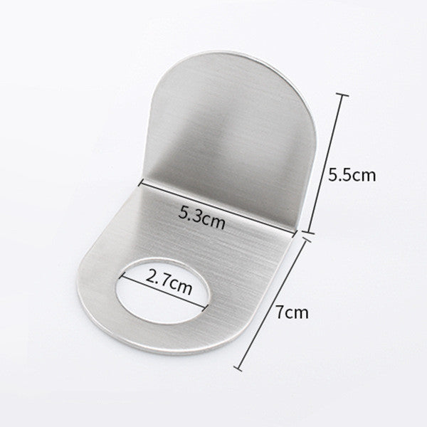 Wall holder for soap bottles in the bathroom