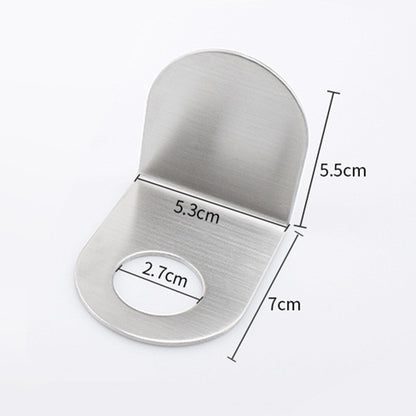 Wall holder for soap bottles in the bathroom