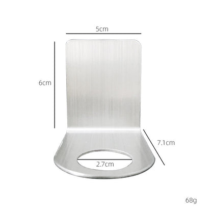 Wall holder for soap bottles in the bathroom