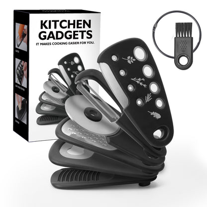 Stackable Kitchen Tools - 6 Useful Gadgets in one Set