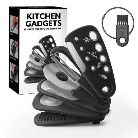 Stackable Kitchen Tools - 6 Useful Gadgets in one Set