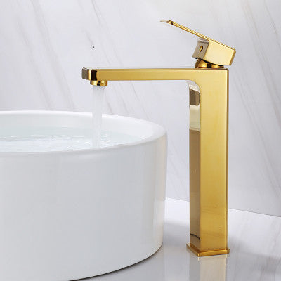 Nordic copper gold basin tap 