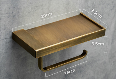 Toilettenpapierhalter mit Telefonhalter