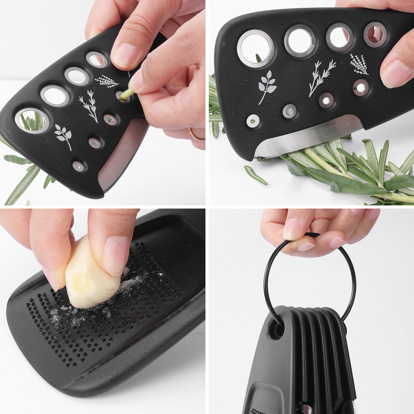 Stackable Kitchen Tools - 6 Useful Gadgets in one Set