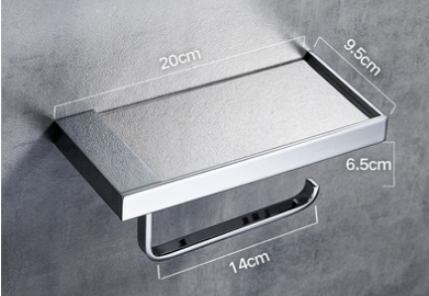 Toilettenpapierhalter mit Telefonhalter