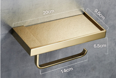 Toilettenpapierhalter mit Telefonhalter