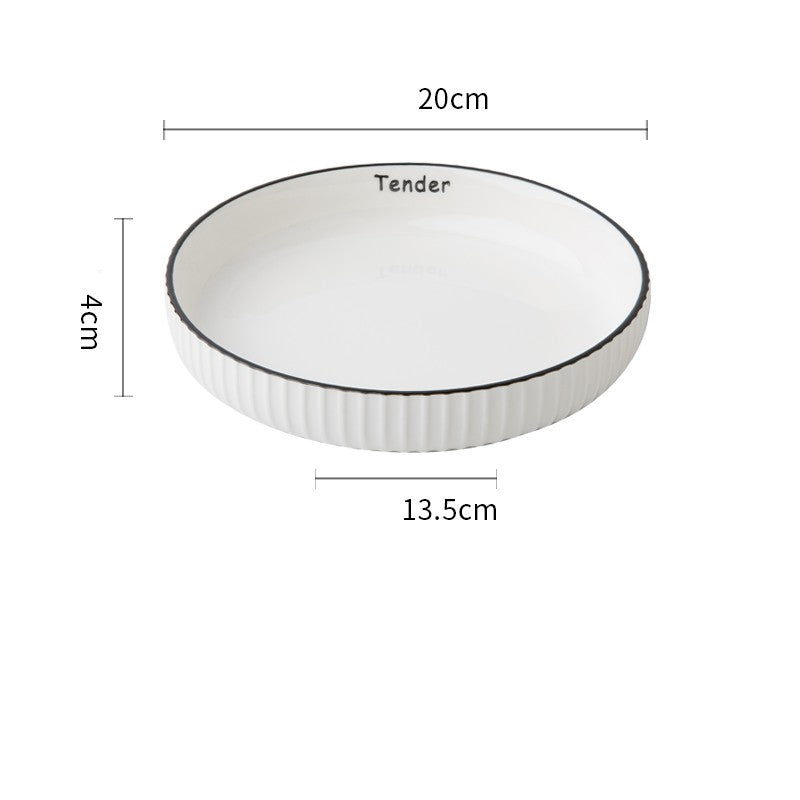 Vintage Keramik-Pfanne-Teller, Salatteller, leicht verdeckt