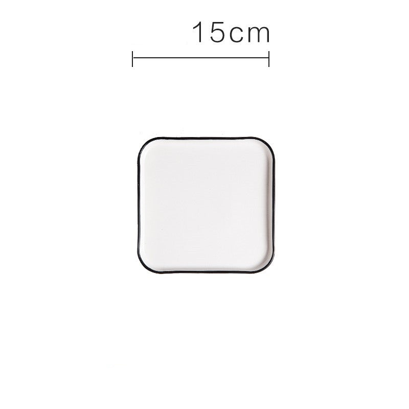 Einfacher Westernteller aus Keramik