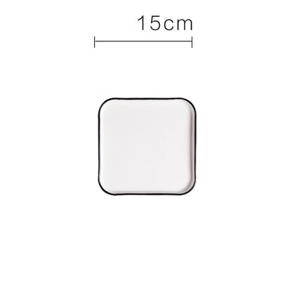 Einfacher Westernteller aus Keramik