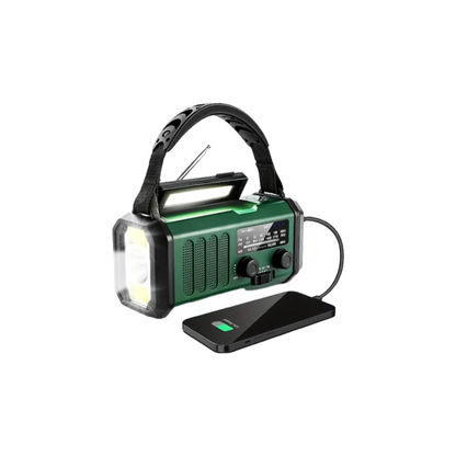 Multifunctionele Noodradio | 20.000 mAh |Solar | Powerbank | Zaklamp