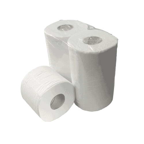 Toilet paper de Luxe 2-Layer: 4 rolls 400 sheets per pack