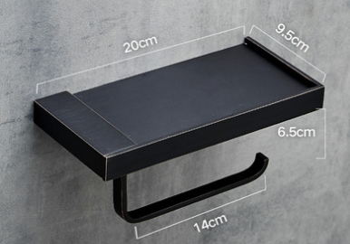 Toilettenpapierhalter mit Telefonhalter