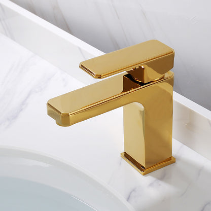 Nordic copper gold basin tap 