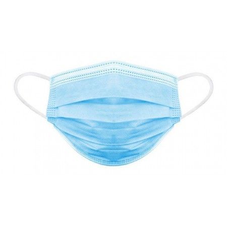 Kingfa medical face masks type IIR 3-layer with elastic, 50 pieces 