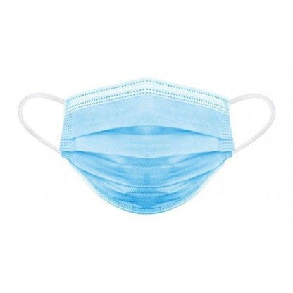 Kingfa medical face masks type IIR 3-layer with elastic, 50 pieces 